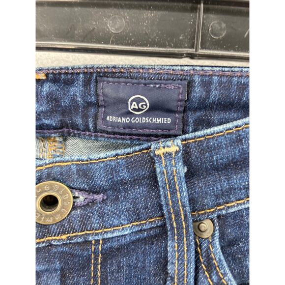 AG Adriano Goldschmied Jeans Womens 27 Blue The Stevie‎ Ankle Slim Straight - Picture 10 of 12
